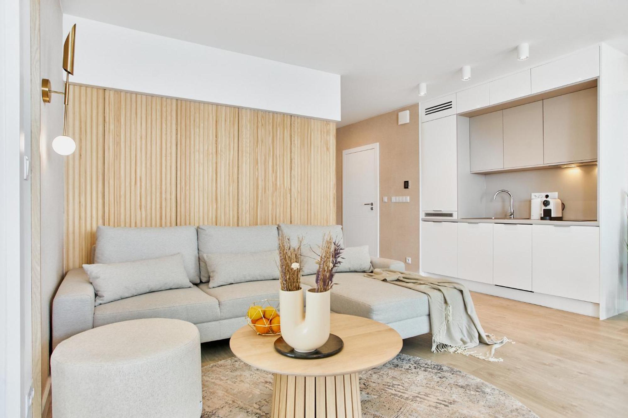 Wave Beachfront Family Apartment Мендзыздрое Экстерьер фото
