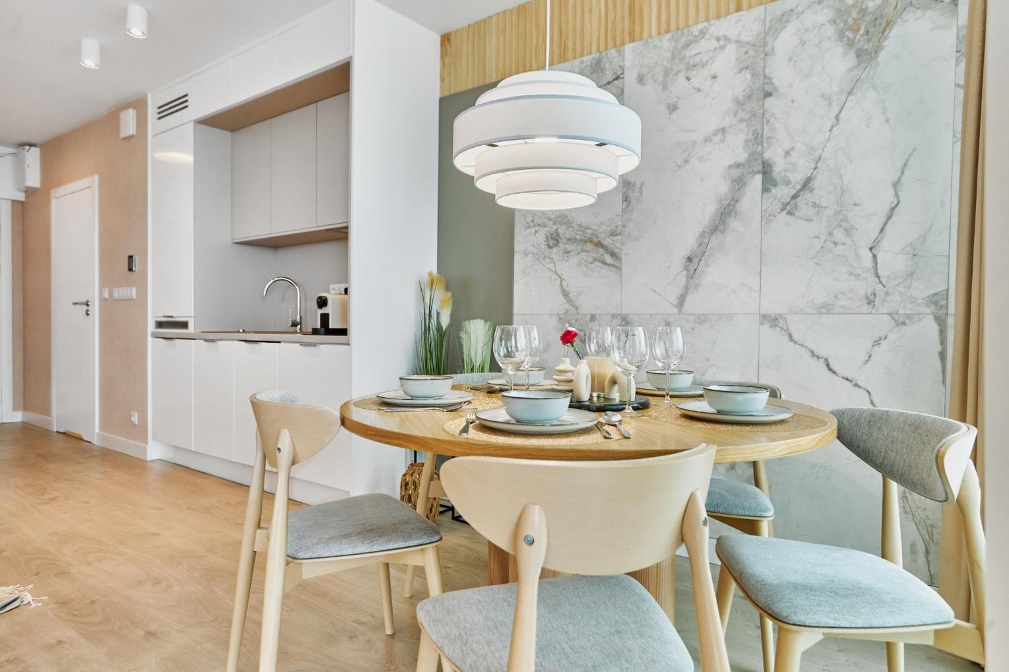 Wave Beachfront Family Apartment Мендзыздрое Экстерьер фото